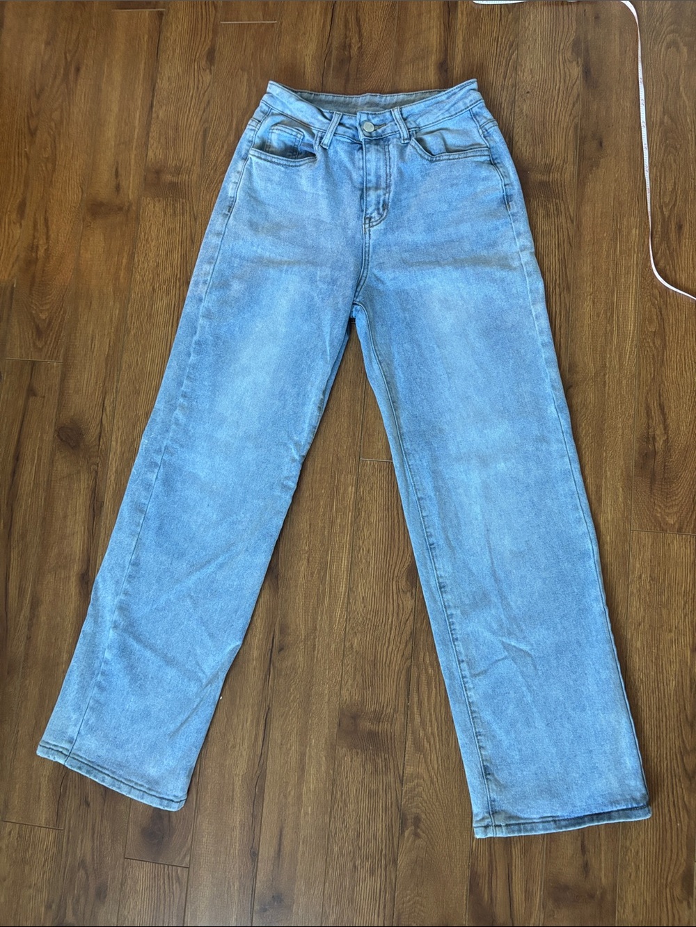 Classic Light Blue Woman’s Straight-Leg Jeans